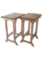 Load image into Gallery viewer, Mahogany Side Tables (Pair)