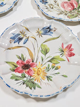 Load image into Gallery viewer, Italian Plates with Colorful Flower Decoration (Set)