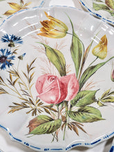 Load image into Gallery viewer, Italian Plates with Colorful Flower Decoration (Set)