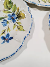 Load image into Gallery viewer, Italian Plates with Colorful Flower Decoration (Set)
