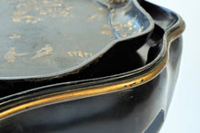 Load image into Gallery viewer, Antique Papier-Maché Chinoiserie Tray Table