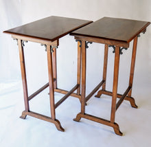 Load image into Gallery viewer, Mahogany Side Tables (Pair)