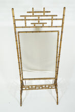 Load image into Gallery viewer, Faux Bamboo Cheval Mirror