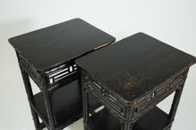 Load image into Gallery viewer, Asian Bamboo Tables (Pair)