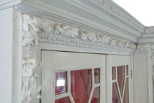 Load image into Gallery viewer, George III Style White-Painted Breakfront Bookcase