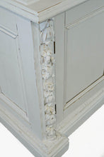 Load image into Gallery viewer, George III Style White-Painted Breakfront Bookcase
