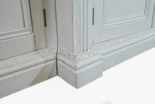 Load image into Gallery viewer, George III Style White-Painted Breakfront Bookcase
