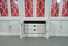 Load image into Gallery viewer, George III Style White-Painted Breakfront Bookcase