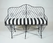Load image into Gallery viewer, French Art Nouveau Garden Bench
