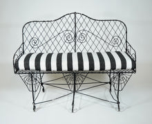 Load image into Gallery viewer, French Art Nouveau Garden Bench