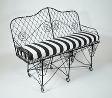 Load image into Gallery viewer, French Art Nouveau Garden Bench