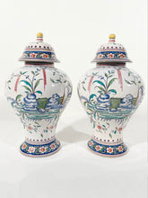 Load image into Gallery viewer, Mottahedeh Chinois Covered Jars (Pair)