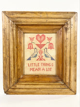 Load image into Gallery viewer, Vintage Cross-Stitch Sampler