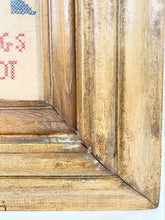 Load image into Gallery viewer, Vintage Cross-Stitch Sampler