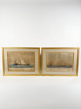 Load image into Gallery viewer, Antique Hand-Colored Ship Prints (Pair)