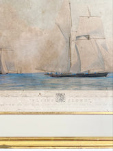 Load image into Gallery viewer, Antique Hand-Colored Ship Prints (Pair)
