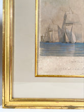 Load image into Gallery viewer, Antique Hand-Colored Ship Prints (Pair)