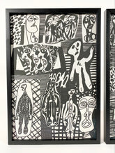 Load image into Gallery viewer, Signed, Jean Dubuffet Serigraph "Parcours" silk-screens (Collection)