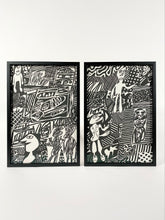 Load image into Gallery viewer, Signed, Jean Dubuffet Serigraph "Parcours" silk-screens (Collection)