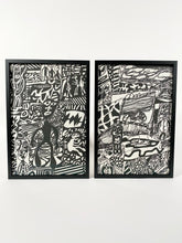 Load image into Gallery viewer, Signed, Jean Dubuffet Serigraph "Parcours" silk-screens (Collection)