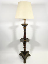 Load image into Gallery viewer, Painted Pedestal Lamp Table