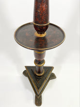 Load image into Gallery viewer, Painted Pedestal Lamp Table