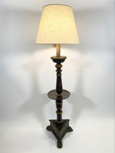 Load image into Gallery viewer, Painted Pedestal Lamp Table