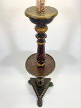 Load image into Gallery viewer, Painted Pedestal Lamp Table