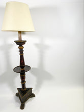 Load image into Gallery viewer, Painted Pedestal Lamp Table