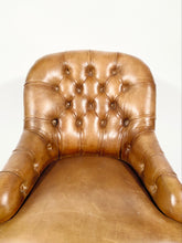 Load image into Gallery viewer, Leather Chesterfield Slipper Chair