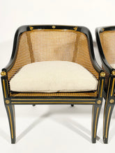 Load image into Gallery viewer, Regency Caned Occasional Chairs (Pair)