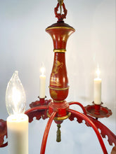 Load image into Gallery viewer, Red Tôle Chandelier