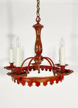 Load image into Gallery viewer, Red Tôle Chandelier