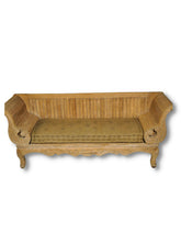 Load image into Gallery viewer, Antique Stripped Pine Settee
