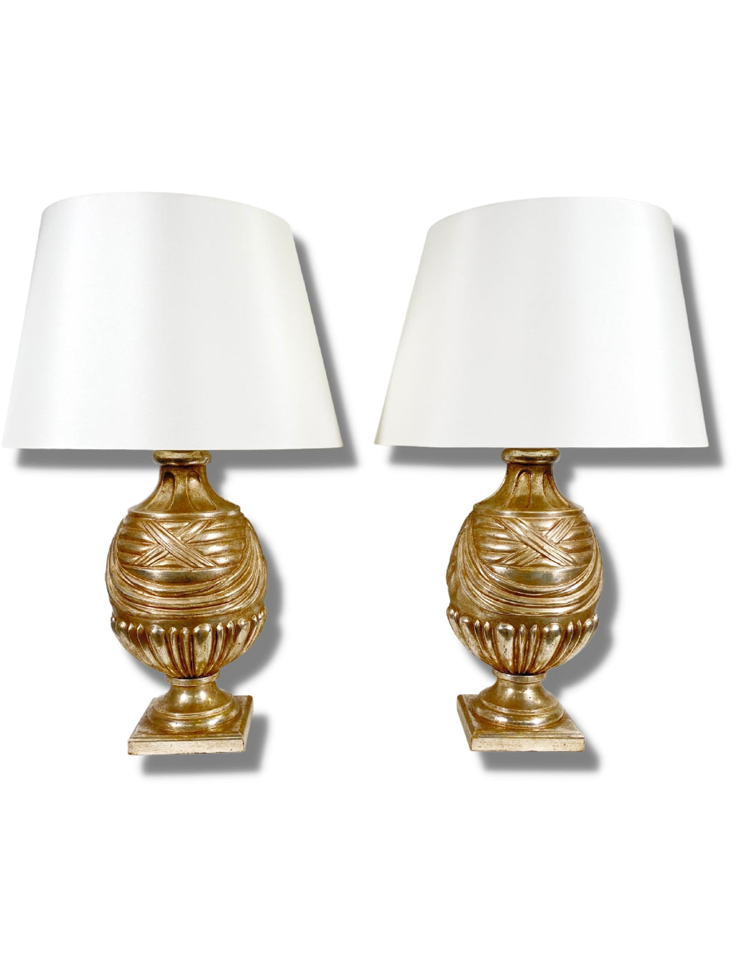 Venetian Gold Nancy Corzine Lamps (Pair)