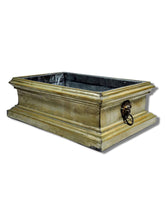 Load image into Gallery viewer, Antique Brass Trough Planter
