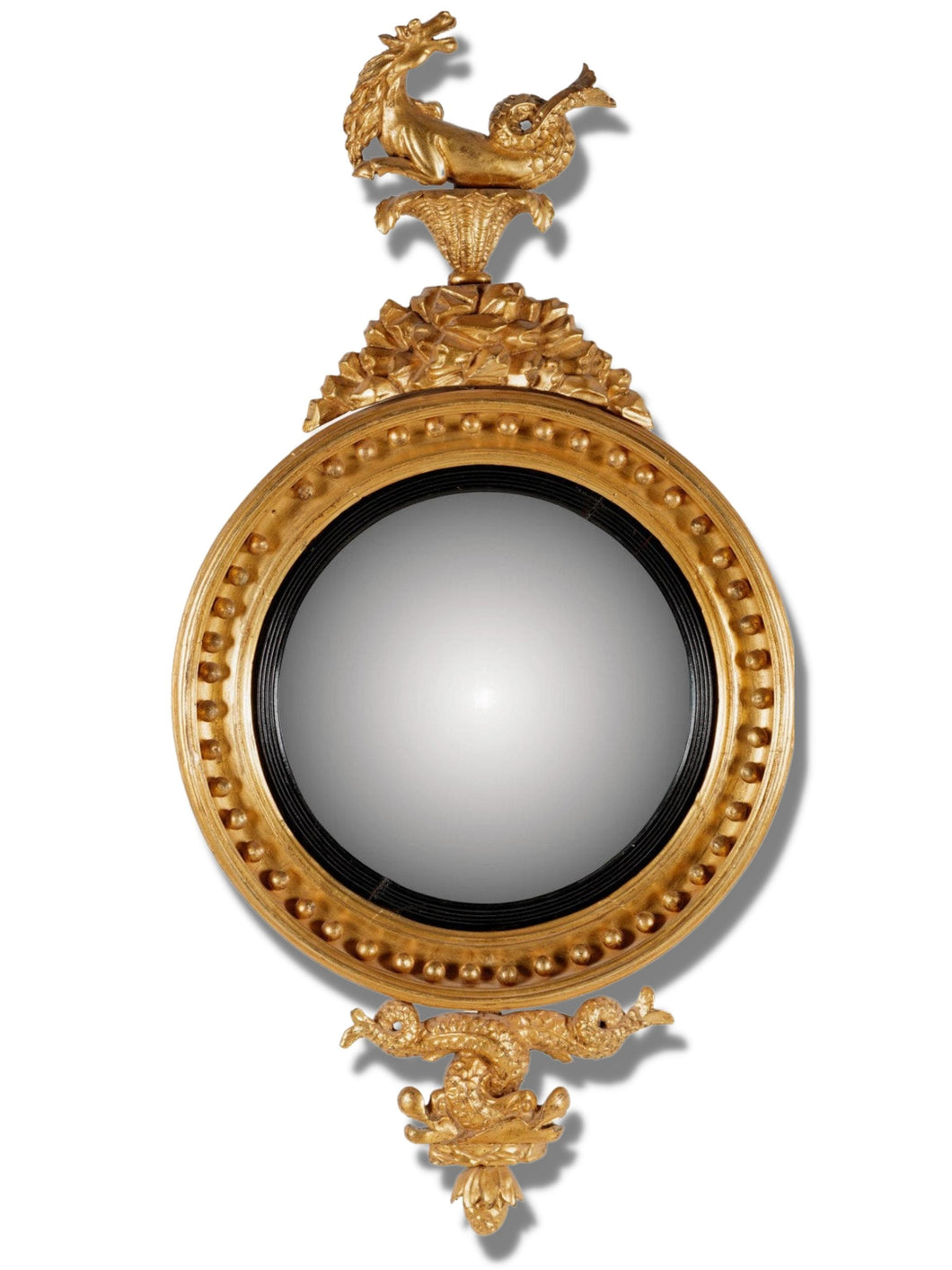 George III Giltwood Bullseye Mirror