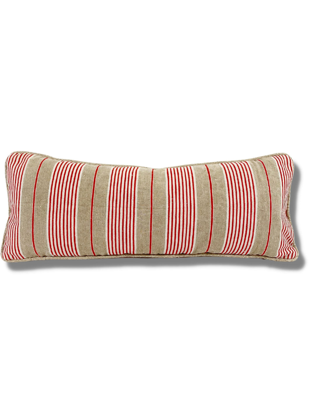 Striped Lumbar Pillow