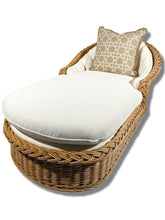 Load image into Gallery viewer, Vintage Wicker Works Chaise Lounge
