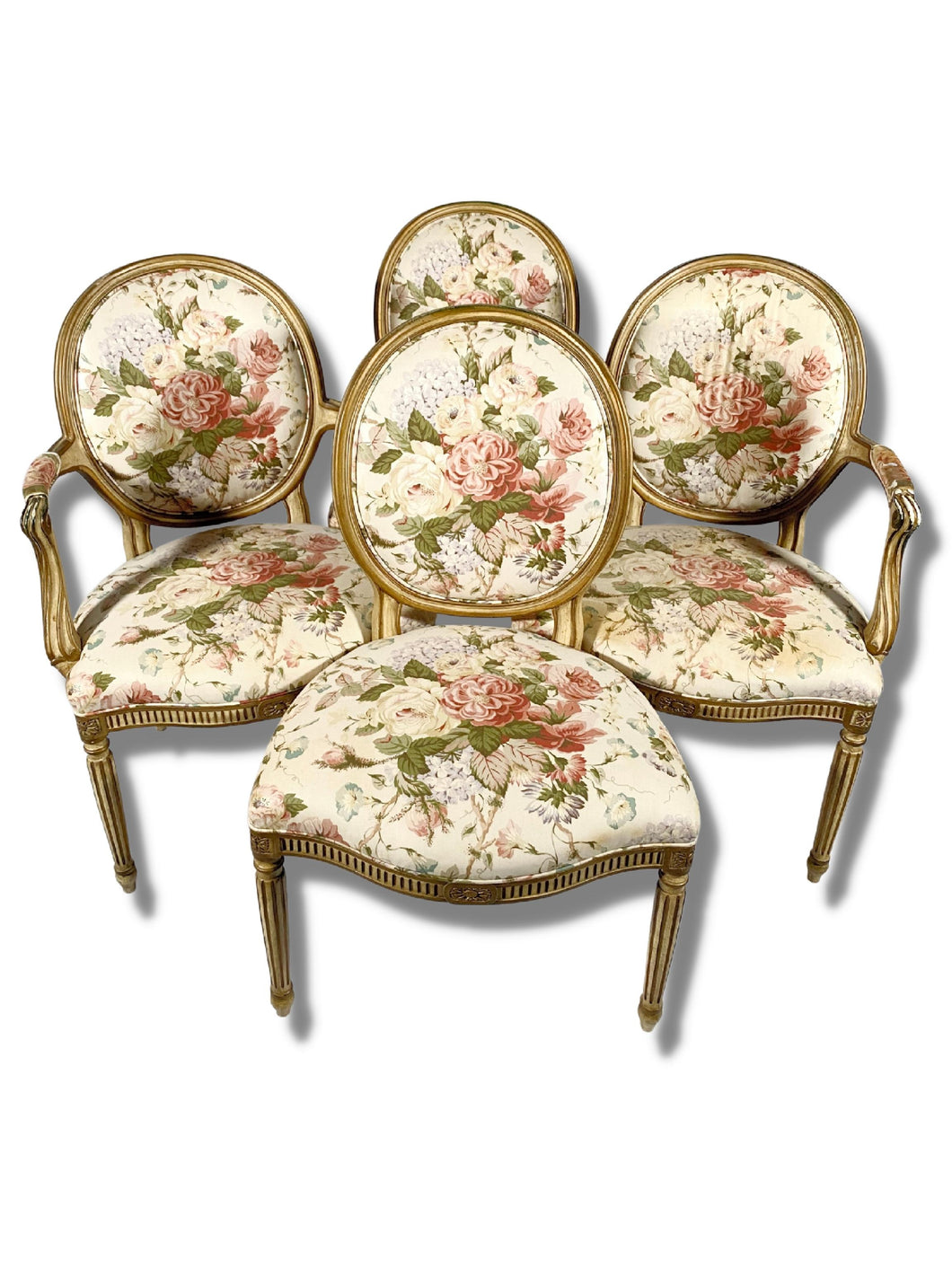 Four Georgian-Style Dining Chairs (Set)