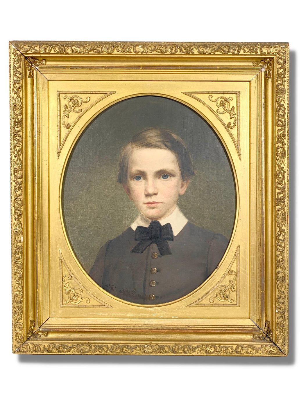 Oil painting of Young Boy