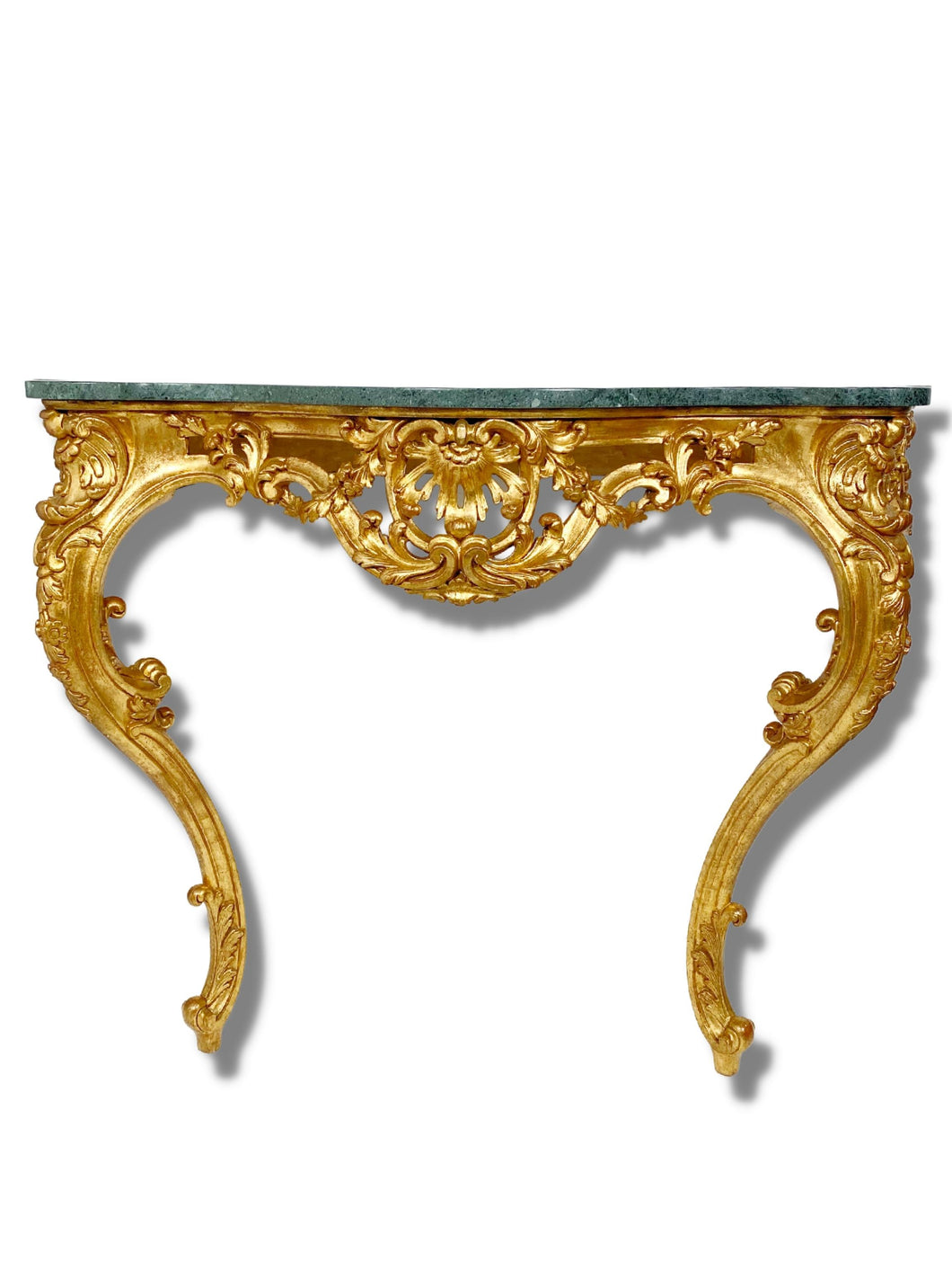 Vintage Louis XV Console with Marble Top