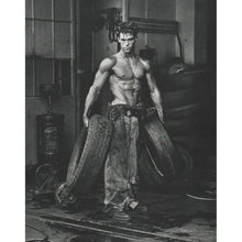 Load image into Gallery viewer, Herb Ritts, &quot;Fred with Tires, Hollywood, 1984&quot; Print
