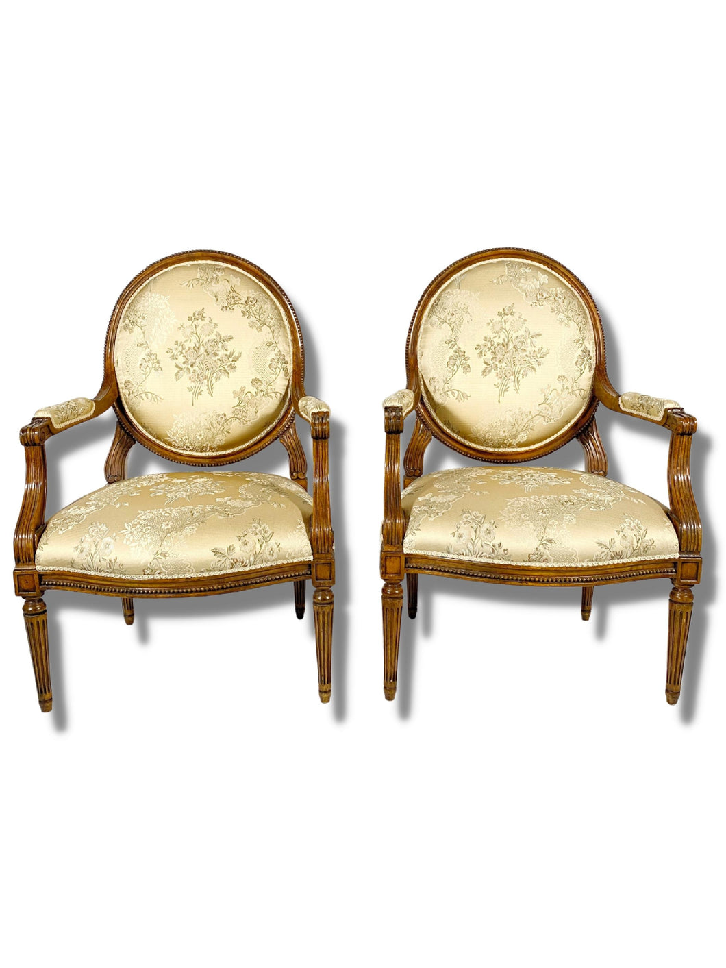 Michael Taylor French Style Fauteuils (Pair)