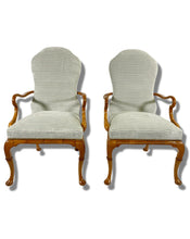 Load image into Gallery viewer, Queen Anne Walnut Armchairs (Pair)
