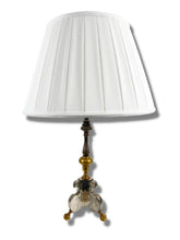 Load image into Gallery viewer, Baroque Pewter Lamp
