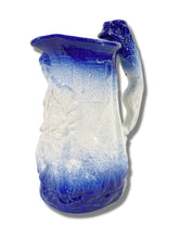 Load image into Gallery viewer, Blue Glazed Stoneware Pitcher
