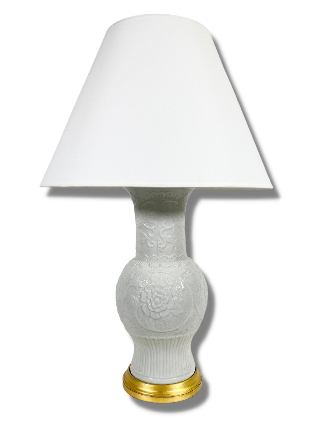 Chinese White Porcelain Lamp