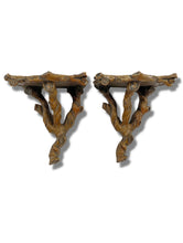 Load image into Gallery viewer, Carved Branch Brackets (Pair)
