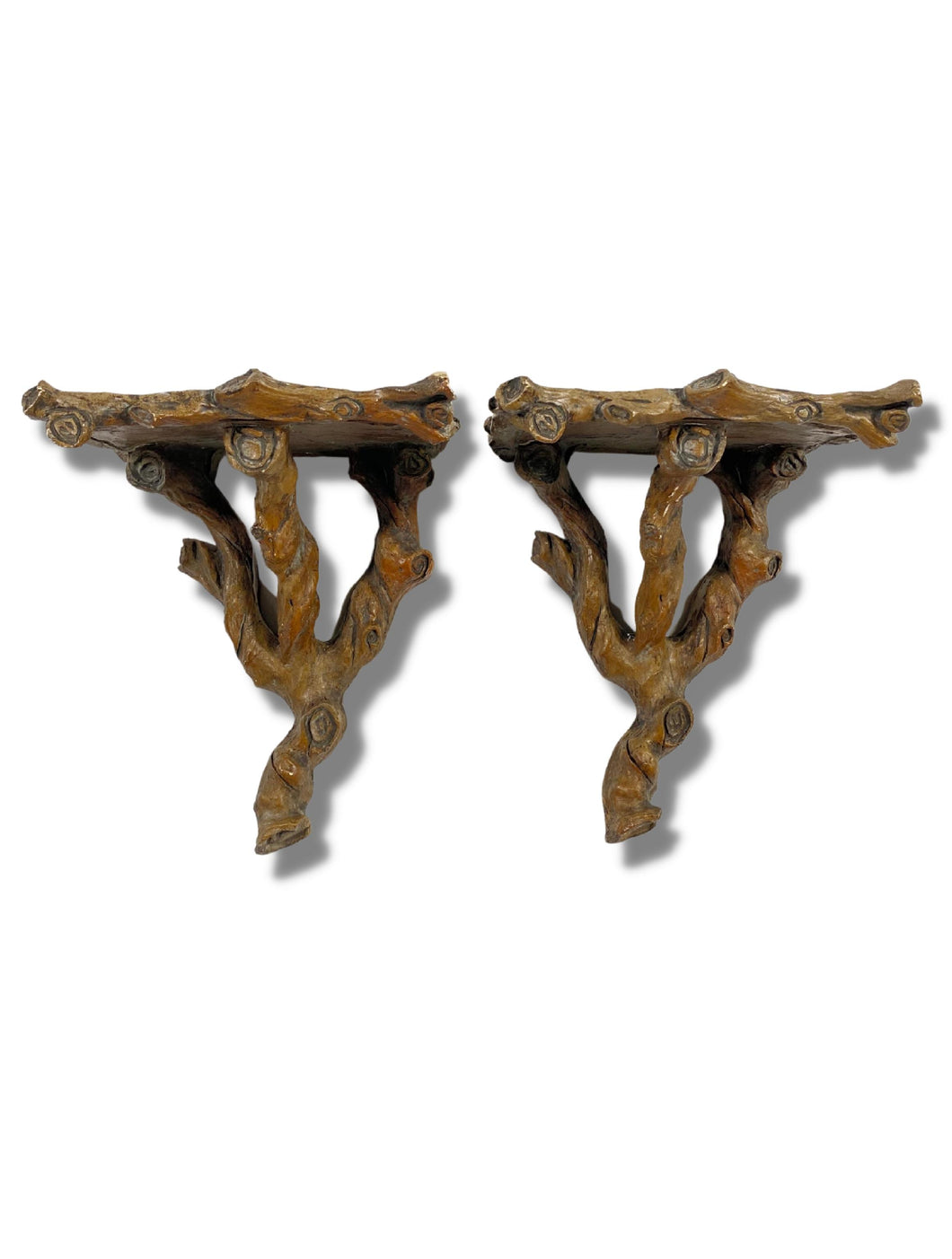 Carved Branch Brackets (Pair)